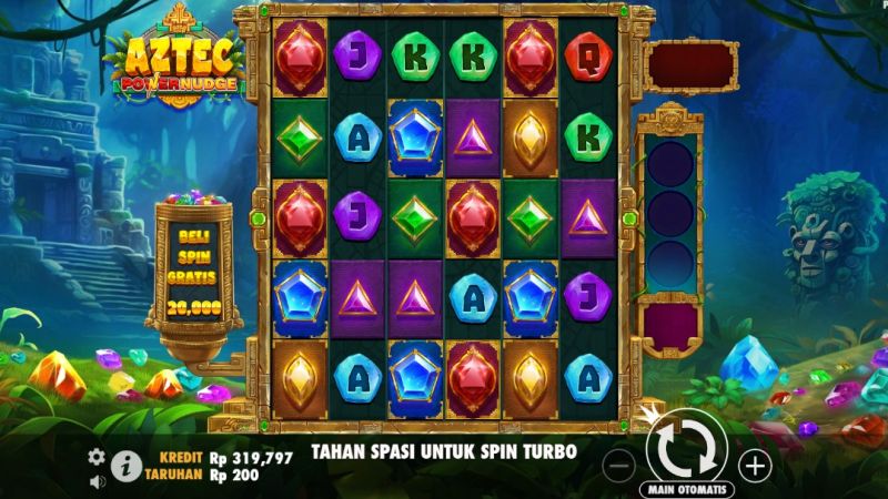 Tampilan Utama Slot "Aztec Power Nudge"